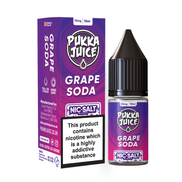 Pukka Juice - Grape Soda Nic Salt