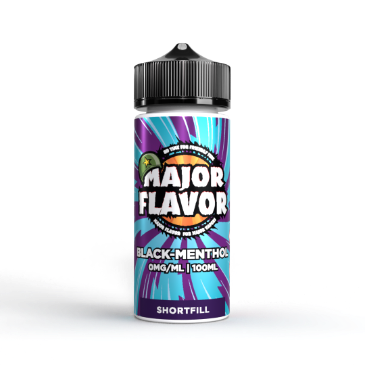 Major Flavour Black Menthol 100ml 