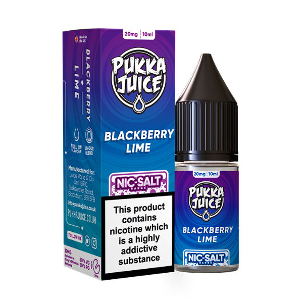 Pukka Juice - Blackberry Lime Nic Salt
