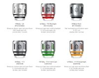 TFV12 Baby Coil Chart
