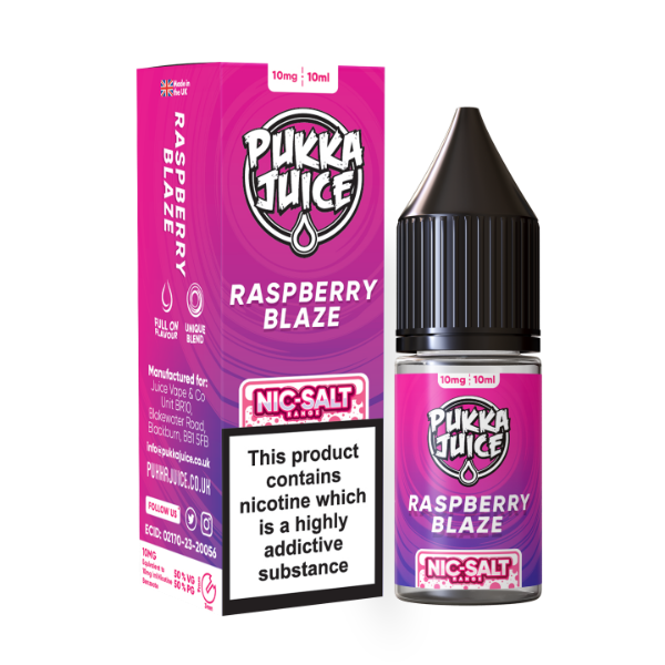 Pukka Juice - Raspberry Blaze Nic Salt